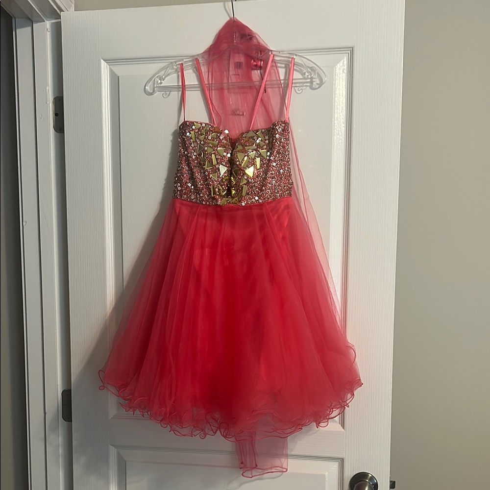 Night Moves Pink and Gold Dance Costume